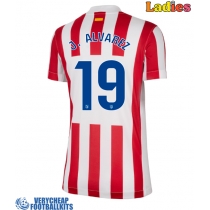 Atletico Madrid Julian Alvarez #19 Replica Home Shirt Ladies 2025-26 Short Sleeve